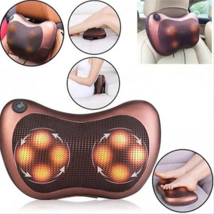 ® Yeni Ürün Masaj Aleti Yastığı Ovmalı Yastık Çift Motorlu